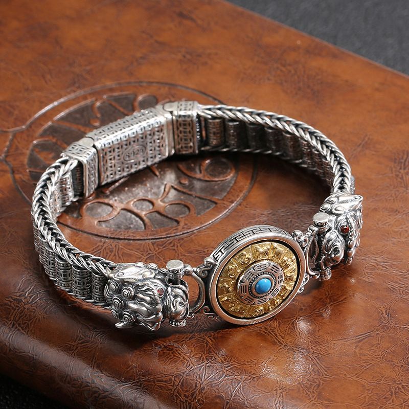 Fengshui bracelet original six character design  S925 bracelet