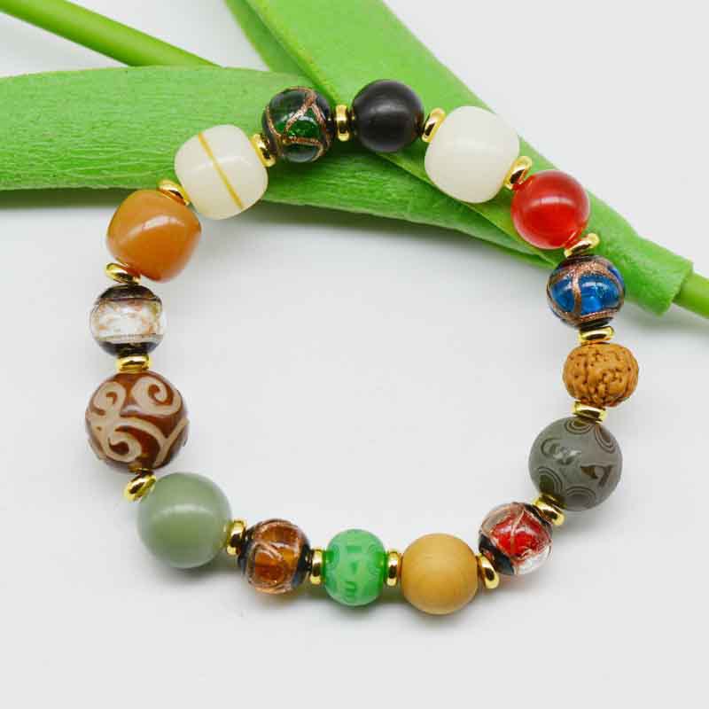 Feng shui bracelet five elements luck bracelet bodhi seed bracelet