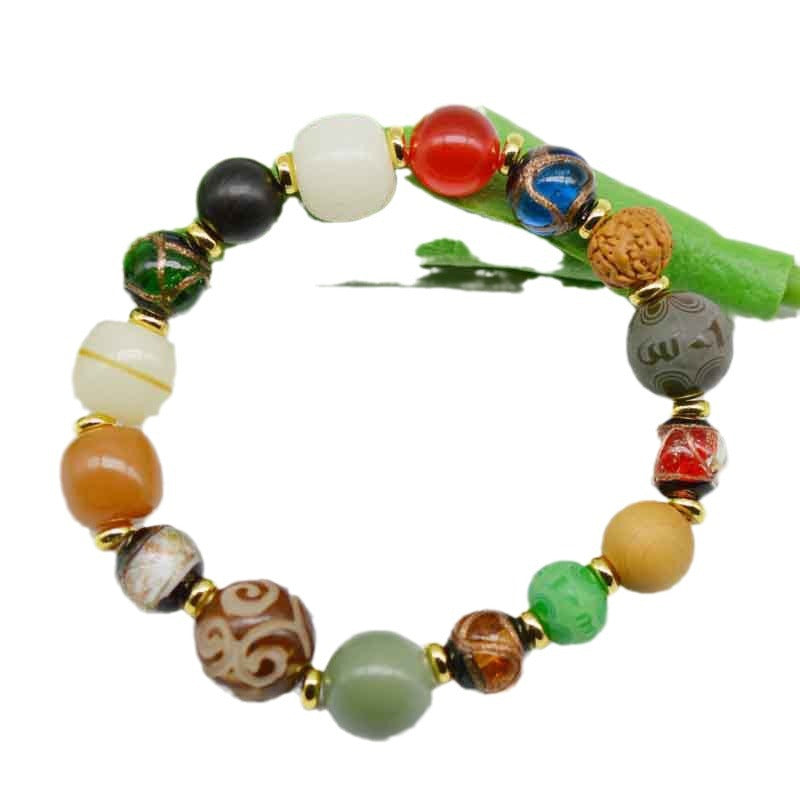 Feng shui bracelet five elements luck bracelet bodhi seed bracelet