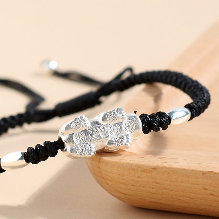 Feng Shui Lucky Nafu Pixiu Bracelet Hand Rope Men's and Women's Bracelet